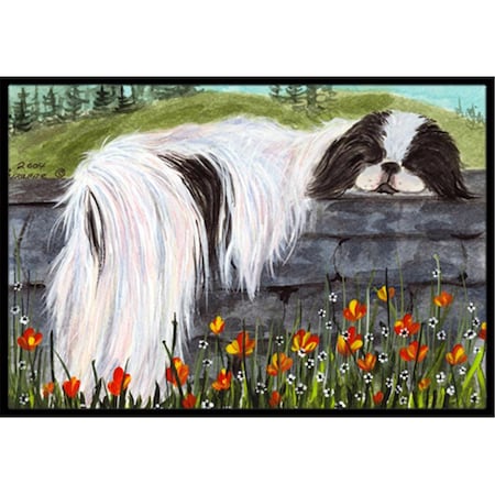 Beyondbasketball Japanese Chin Indoor Or Outdoor Doormat - 24 x 36 in. BE3390338